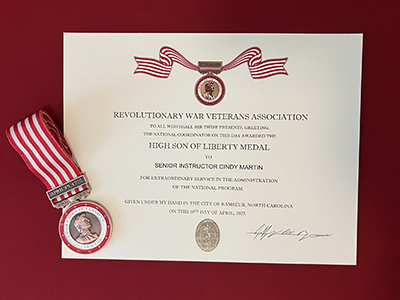 Cindy Martin High Sons of Liberty