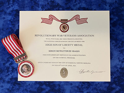 Ed Yeager High Sons of Liberty