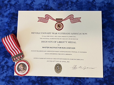 Ron Vandiver High Sons of Liberty